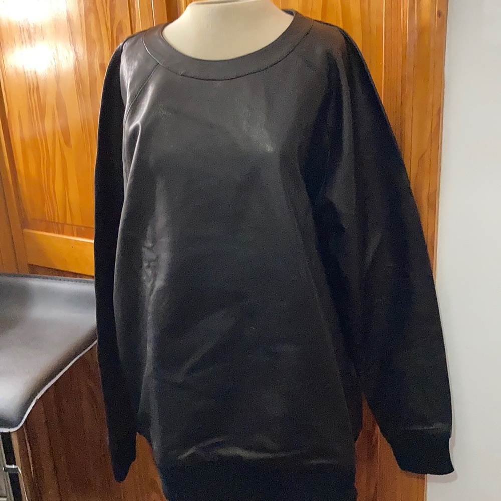 Leather men’s top